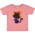 thumbnail image 3 of Inktastic Black Cat, Cat Wearing Witch Hat, Halloween Boys or Girls Baby T-Shirt, 3 of 5