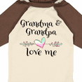 thumbnail image 4 of Inktastic Grandma and Grandpa Love Me Heart Grandchild Boys or Girls Long Sleeve Baby Bodysuit, 4 of 5