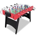 thumbnail image 1 of 48 Inch Foosball Table, Indoor Soccer Game Table with Handles and Scorekeepers, Red, 1 of 5