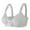Gray, variant on Tshirt Bras for Women, Wireless Bras for Women, Ladies' Solid Color Backless Seamless Push-Up U-Shaped Beautiful Back Underwear Everyday Bras