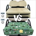 thumbnail image 5 of Xoenoiee Golf Hole Grassland Print Golf Cart Accessories Portable Golf Cart Seat Cover Lightweight Cart Seat Cushion Cover Universal Fit Golf Cart Accessories Easy to Install, 5 of 7