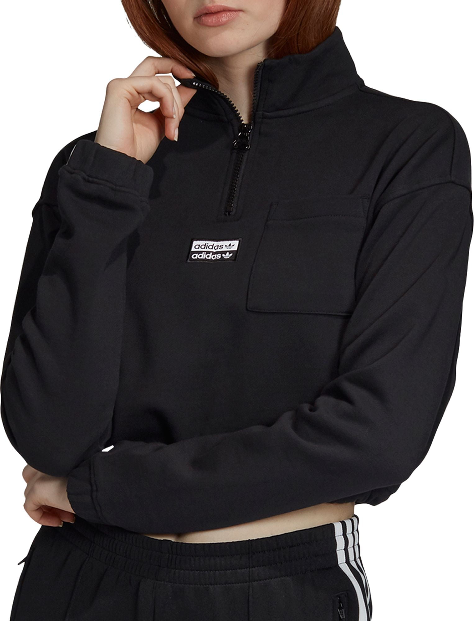 Adidas adidas Originals Women's Vocal Crop ½ Zip Pullover Walmart