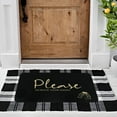 thumbnail image 4 of Please Remove Your Shoes Doormat Funny Welcome Mats Outdoor Front Door Non-Slip Rubber Mat for Home Funny Doormat Indoor Entryway Durable Rug 30" x 17", 4 of 5