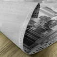 thumbnail image 5 of Ambesonne Black and White Place Mats Set of 4, Aerial Montreal, Standard Size, Black White Grey, 5 of 6