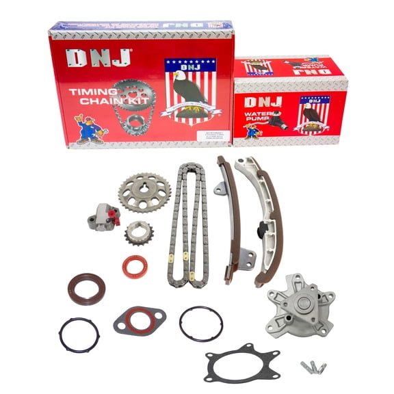 DNJ TK949WP Timing Chain Kit with Water Pump Fits Cars & Trucks 00-18 Scion 1.5L L4 DOHC 16V
