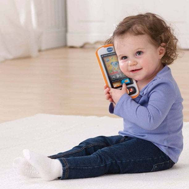 Vtech Touch and Swipe Baby Phone Kids Cellphone Toy Touchscreen Tested