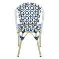 thumbnail image 5 of Furniture of America Misea Transitional Aluminum Patio Chair in Navy (Set of 2), 5 of 11