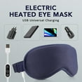 thumbnail image 7 of Heated Eye Mask, Warm Eye Compress Mask for Dry Eyes, USB Electric Thermal Eye Mask with 3 Heat & 6 Vibration Settings, 15min Auto Shut off, Relieve Eye Fatigue, Reduce Dark Circles, 7 of 7