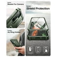 thumbnail image 4 of Dexnor for Samsung Galaxy S22 Case, [Built in Screen Protector and Kickstand] Heavy Duty Military Grade Protection Shockproof Protective Cover for Samsung Galaxy S22 5G,Green, 4 of 5