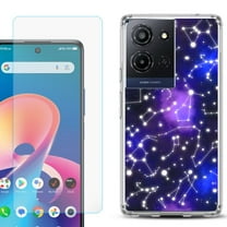 Phone Case for TCL K33 5G, with Screen Protector, by OneToughShield - Constellations