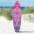 thumbnail image 2 of Outdoor Mermaid Surfboard Wall Art – Weatherproof PVC – Coastal Mermaid Sign for Beach House or Pool Area – Nautical Decor, Pink 5 Foot, 2 of 8