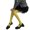 Bright yellow, variant on Women's Soft Stretch Semi Opaque Solid Colored Footed Pantyhose Tights