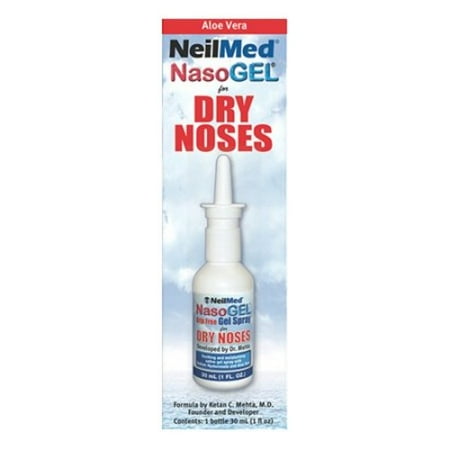 NeilMed Nasogel Drip Free Gel Spray, 1 Fluid (Best Over The Counter Medicine For Fluid In Ears)