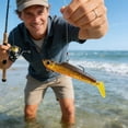 thumbnail image 4 of 21g Headed Softbait Night Light T Tail Soft Long Range Casting Package Imitation 10 Cm For Trolling For Grouper And Mackerel, 4 of 5