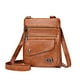 thumbnail image 1 of Mochila con bolsillo grande para teléfono móvil, bolso de mano de piel suave, bandolera portátil, monedero de viaje, bolsillo exterior, ajustable, piel auténtica, para senderismo, viajes, 1 of 8
