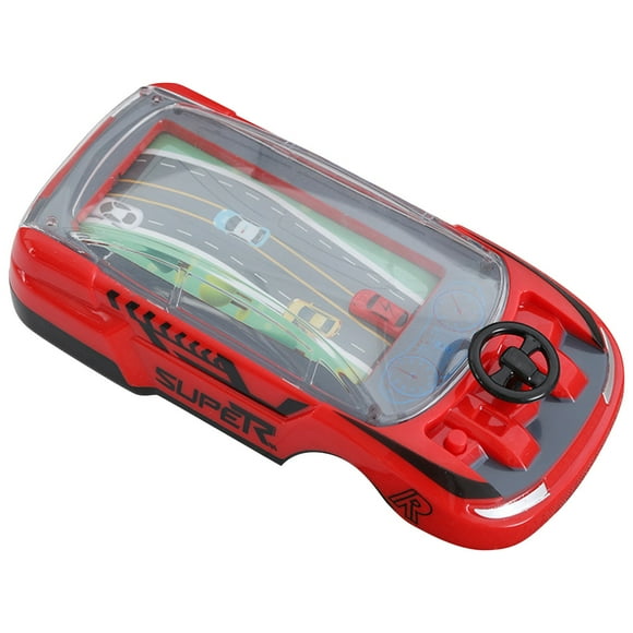 NAOJIE Super Race Table Game For Ages 3+ - Single Player Reaction And Attention Trainer(Red),Toy Steering Wheel,Steering Wheel Toy,Race Car Games