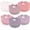 Purple & Pink, variant on Baby Muslin Bibs,6 Pcs Drool Bandana Bibs for Baby Girl Drooling and Teething,Soft and Absorbent Cotton for Newborn