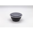 thumbnail image 3 of 42oz Black Togo PP Soup Cups Deli ramen Bowls with lid 150 sets/cs, 3 of 6