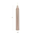 thumbnail image 2 of Mega Candles 20 pcs Unscented Rose Gold Mini Taper Candle, 4 Inch Tall x 1/2 Inch Diameter, Great for Casting Chimes, Rituals, Spells, Vigil, Witchcraft, Wiccan Supplies, Wax Play & More, 2 of 3