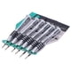 thumbnail image 4 of Herramienta de desmontaje de productos electrónicos, 6 piezas de destornilladores cruzados, destornilladores cromados, kit de herramientas de reparación de teléfonos, rendimiento comprobado, 4 of 8