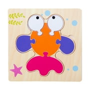 Mfigree Early Education Puzzle Children's Cartoon Animal Traffic Puzzle Board Baby Enlightenment Educational Toys,Suit for Boys & Girls 3-13 Years Old Birthday Gifts