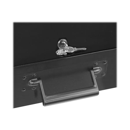 HONEYWELL .48 CU FT LARGE Security Box with Key Lock - Black
