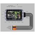 thumbnail image 3 of WiFi Motocicleta DVR Dash Cam 1080P + 1080P Full HD Vista Frontal Trasera Cámara Impermeable para Motocicleta GPS Logger Recorder Box(B), 3 of 5