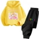 thumbnail image 3 of Conjunto de sudadera con capucha de La Bella Durmiente de Disney para niñas de 3 a 14 años, sudadera informal de calle kawaii para niños, mono de camión para niños, 3 of 4