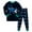 Black, variant on Quealent Boys Pajamas Dinosaur Kids Pjs Sets Cotton Toddler Long Sleeves Sleepwear Black for Size 5-6 Years