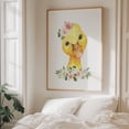 thumbnail image 6 of Duck, Farm Animals, Barn Animals, Barnyard, Pink Flowers, Girl Nursery - Illustration Watercolor Animal Floral Whimsical Unframed Wall Art Print 20 x 24 inches, 6 of 13