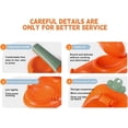 thumbnail image 4 of 2 In 1 Dumpling Maker ,Kitchen Dumpling Making Tool,Manual Dumpling Maker Mould, Baking Pastry Manual Artifact For Pressing Dumpling Skin Wrapper Mould Dough Press Maker (Orange), 4 of 5