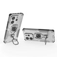 thumbnail image 2 of For Xiaomi Redmi Note 14 4G (164.84mm) Case Rotatable Ring Kickstand PC + TPU Shockproof Phone Cover, 2 of 5