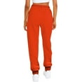 thumbnail image 5 of Pantalons de Survêtement pour Femmes avec Poches Bas Resserré à Cordon Jambe Droite Pantalons de Survêtement Confortables 2023 Pantalons Amples en Coton Jogger Noir 2TG, 5 of 5