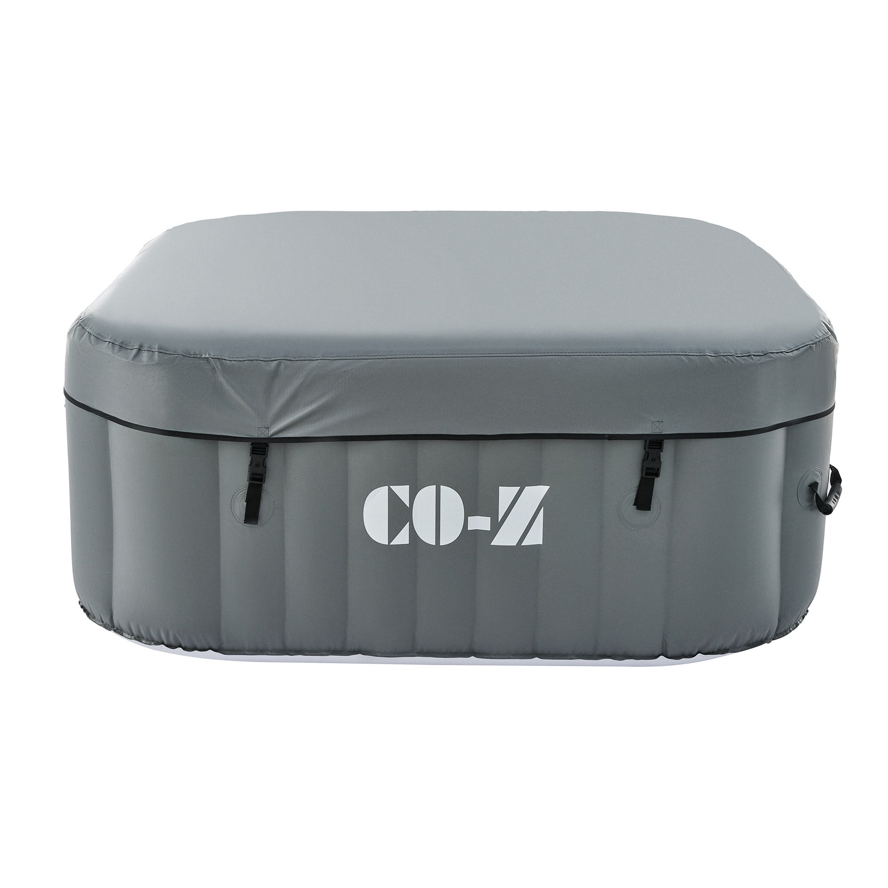 CO-Z Portable Inflatable Hot Tub for 4 Adults, 5x5ft Outdoor CO-Z Portable Inflatable Hot Tub for 4 Adults, 5x5ft Outdoor