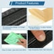 thumbnail image 4 of Moldura autoadhesiva 3D Uxcell de 89"x3.1" flexible para pegar y colocar, para sellar huecos en espejos de pared, puertas y armarios, negro, 4 of 6