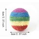thumbnail image 3 of CaiYueKe 6 Pcs Knitted Footbags Set - Colorful Crochet Foot Bag Kick Balls for Adults and Beginners, Small Kick Sack for Juggling Practice, Indoor Outdoor Games, Party Favors and Group Play, 3 of 6