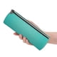 thumbnail image 5 of Disketp Turquoise Glitter Estuche Organizador de Lápices de Cuero, Estuche de Oficina con Cremallera para Bolígrafo y Lápiz, 5 of 6