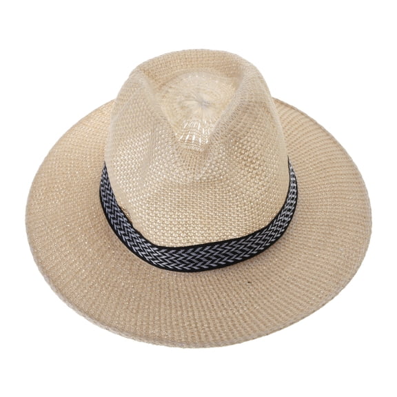 Casual Mesh Cowboy Hat Big Edge Sunshade for Sun Hat Wide Brim Fishing Cap for Riding Climbing Cruise Hiking