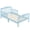Light Blue, variant on Zimtown Toddler Bed, Wood Kids Bedframe Children Classic Sleeping Bedroom Furniture w/Safety Rail Fence (White)