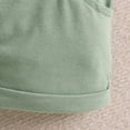 thumbnail image 5 of Conairie Outfit Set Two Piece For Boys Cartoon Print Regular Fit Short Sleeve Shirt And Shorts Breathable Classic Basic Clothes Set with pocket Green 12-18 M, 5 of 6