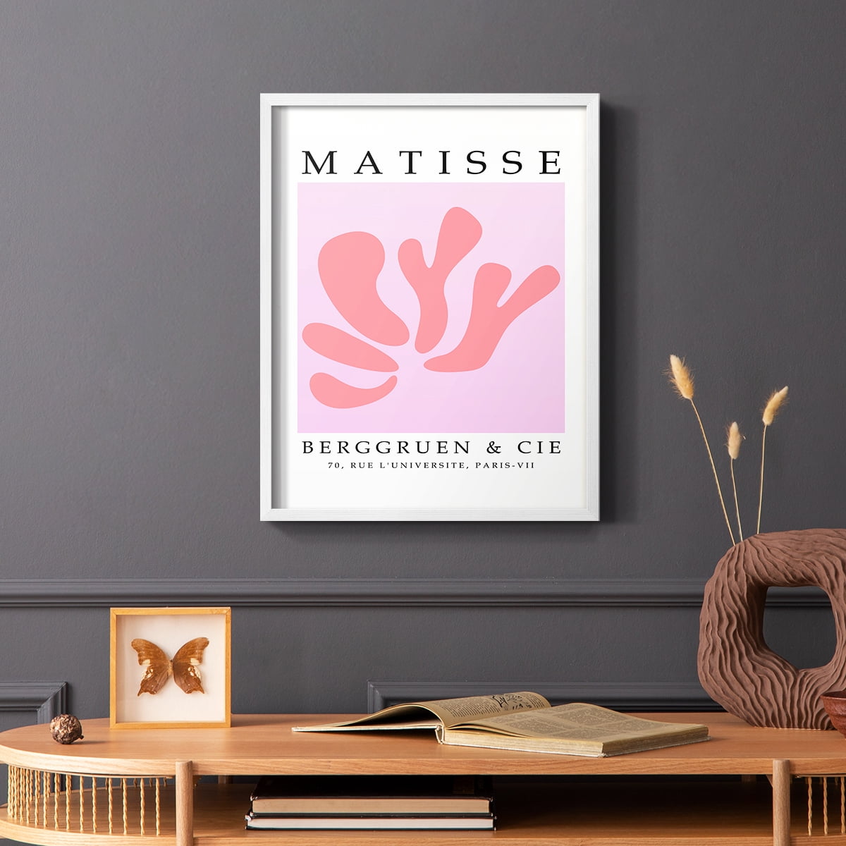 Matisse CXXXIV Framed Print in White Solid Wood 11 x 14 Framed Print