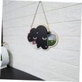 thumbnail image 3 of Mobutofu Acrylic Wall Mirror with Wooden Frame for Safe Reflection Multi Color High Precision Cutting Smooth Edge 7 Inch, 3 of 8