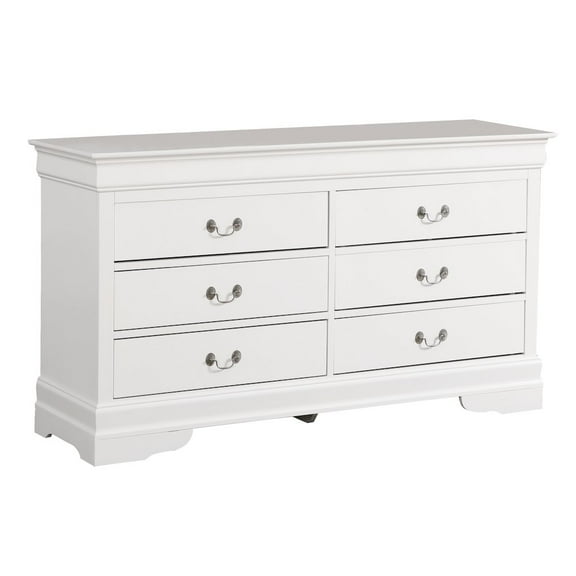 Glory Furniture Louis Phillipe G3190-D Dresser , White