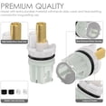 thumbnail image 3 of RP25513 Faucet Stem Replacement for Delta two handle Faucet Repair Kit Includes RP24096 Cartridge RP4993 Seat and Spring RP24097 Turn stop1/4, 4 pack$$Tools & Hardware Other, 3 of 7