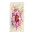 thumbnail image 3 of Ryvnso Watercolor Wildflower Print Oversized Beach Towel Microfiber Bath Blankets Swimming Fitness 37" x 74", 3 of 5