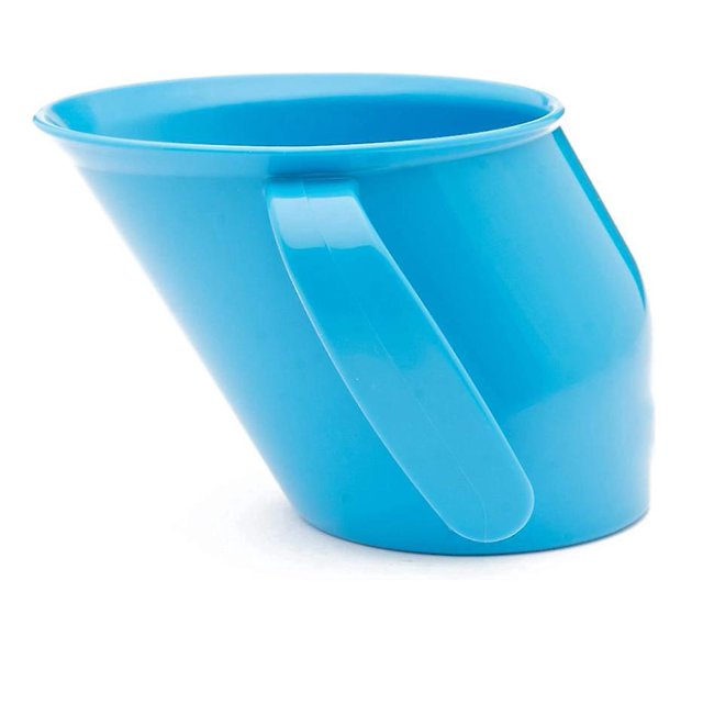 BRILLAR Título optimizado: Taza para bebé con dos asas y diseño en ángulo único - Vitality Orange Cup