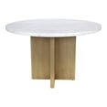 thumbnail image 2 of Moe's Home Collection GRAZE Stone Dining Table White Color, 2 of 7