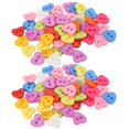 thumbnail image 3 of Resin Buttons, 100pcs Sewing Buttons Waterproof And Durable  For DIY Hand-Made 12.5MM,15MM,18MM, 3 of 8