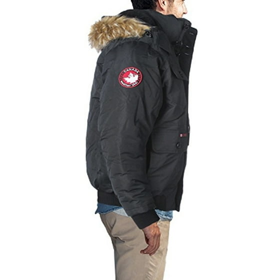 Canada Weather Gear Men's Heavy Weight Faux Goose Down Jacket Coat