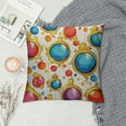 thumbnail image 2 of JEUXUS Christmas Decorations Pillow Covers  Merry &amp; Bright Nutcracker Christmas Tree Jingle Bell Throw Pillows Cushion Case Winter Holiday Party Christmas Decor for Sofa FC117-18 (Colorful), 2 of 5